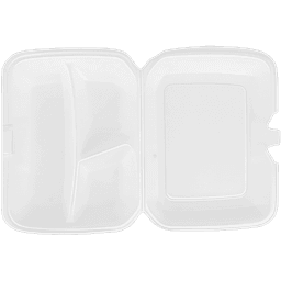 Ланч-бокс 3-секции LB max-3/255*190*70 мм БЕЛЫЙ ЭКО УП