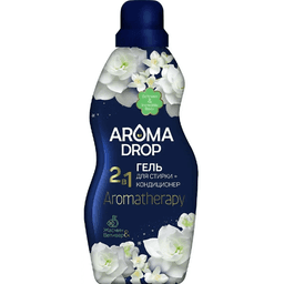 Гель для стирки белья 1 л/1000 мл "Aroma drop" 2 в 1 Aromatherapy, Жасмин и ветивер