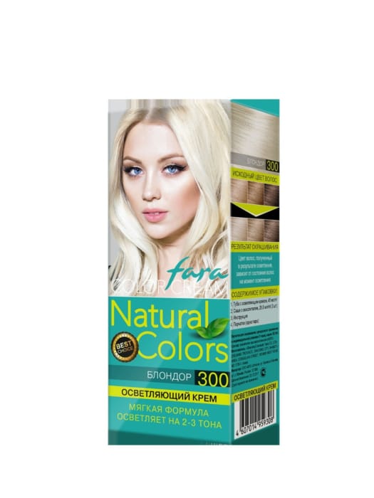 Краска для волос FARA Natural Colors 150г, 300 Блондор