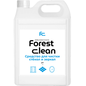 Средство для стекол и зеркал 5 л "FOREST Clean" канистра ЕВРО