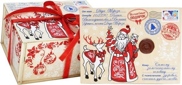 Посылка ПРЕМИУМ НГ 1,5 кг, ящик деревянный 245*130*193 Посылка ПРЕМИУМ НГ 1,5 кг, ящик деревянный 245*130*193