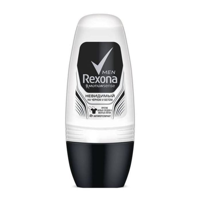 Дезодорант шариковый 50 мл "Rexona" МУЖСКОЙ, Невидимый на черном и белом Дезодорант шариковый 50 мл "Rexona" МУЖСКОЙ, Невидимый на черном и белом